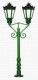 6075 Viessmann Park Lantern double green